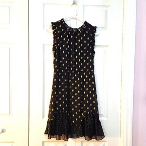 Black and gold small dress